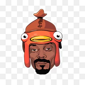 Snoop Dogg In Fortnite Fishstick Hat - Sticker Mania