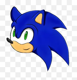 Download Sonic Head Png - Sonic Head - Full Size Png Image - ClipartFlare
