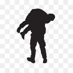 Soldier Carrying Wounded Soldier Silhouette Transparent Png & PNG-WebP ClipartFlare.com 