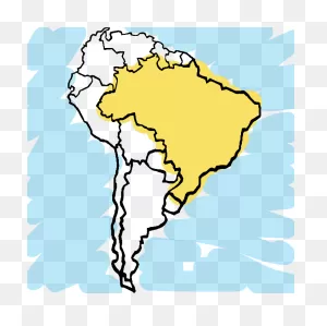 Opportunities And Risks Heading Back To Brazil - Printable South ClipartFlare.com 