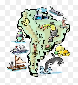South America Map Royalty Free Vector Clip Art Illustration ClipartFlare.com 