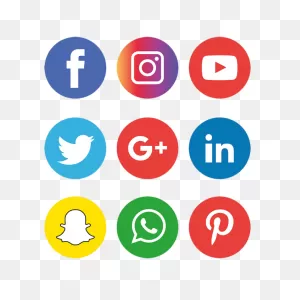 Social Media Icons Set Logo, Social Icons, Logo Icons, Media Icons ClipartFlare.com 