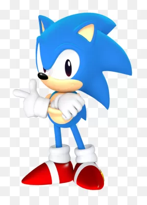 Classic Sonic From The Sonic Mania Poster By Jaysonjean - Classic ClipartFlare.com 