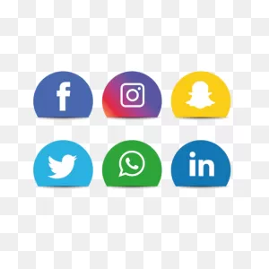 Social Media Icon Text Logo Communication Clipart - Social Media ClipartFlare.com 
