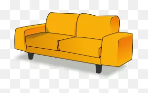 Couch Furniture Sofa - Free Vector Graphic On ClipartFlare