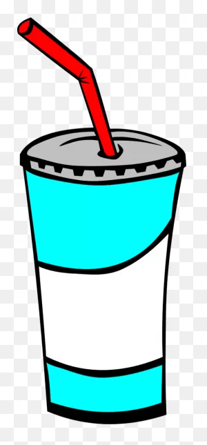 Soda Line Drinkware Food Clipart - Soda Clipart Drink Clip Art