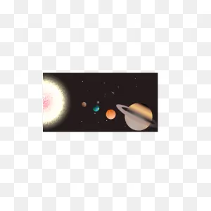 Solar System With Planets | Free PNG-WebP
