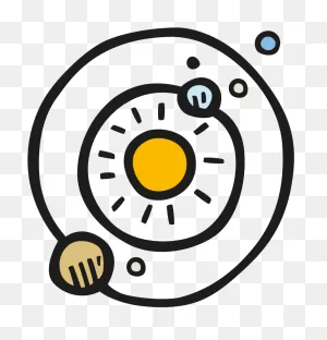 Solar System Icon , Png Download - Solar System Png Clipart - Full ClipartFlare.com 