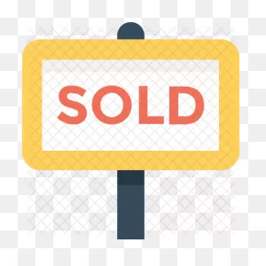 Sold Sign Board Icon - Sign - (512X512) Png Clipart Download