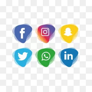 Social Media Icons Set, Social Icons, Media Icons, Social Media ClipartFlare.com 
