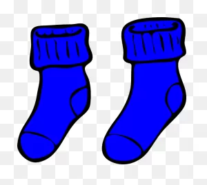 Blue Socks Clip Art At ClipartFlare ClipartFlare.com - Vector Clip Art Online, Royalty ClipartFlare.com 