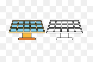 Coloring Solar Panel For Kids