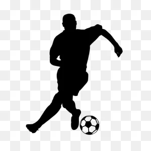 Soccer Player After Kick Sticker