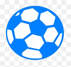 Download Blue Soccer Ball Clipart - Full Size Png Image - ClipartFlare