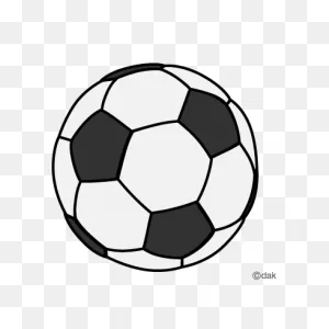 Drawn Soccer Ball In A Green Circle Free Image Download