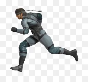 Solid Snake Running By Transparentjiggly64 On 