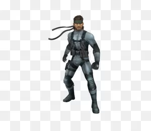 Wii - Super Smash Bros. Brawl - Solid Snake Trophy - The Models ClipartFlare.com 