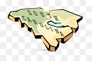 South Carolina State Map Royalty Free Vector Clip Art Illustration ClipartFlare.com 
