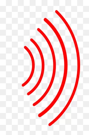 8  Sound Waves Clipart - Preview : Red Radio Waves C | ClipartFlare