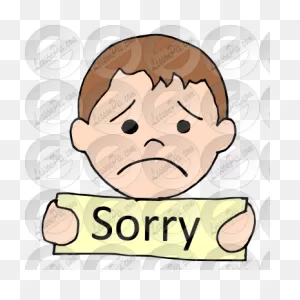 Im Sorry Clipart Sorry Picture #tdtzpx - Clipart Suggest
