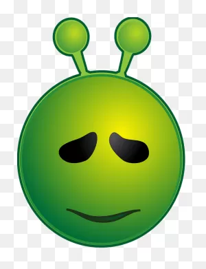 Smiley Green Alien Sorry Clipart. Free Download Transparent .png ClipartFlare.com 