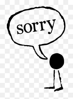 Sorry Png Download Image - Sorry Png Clipart - Full Size Clipart ClipartFlare.com 