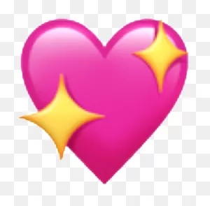 Emoji Whatsapp Png Beso Sparkle Heart Emoji Transparent - Clip Art ClipartFlare.com 