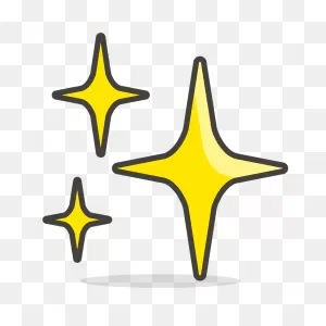 Sparkles Emoji Clipart. Free Download Transparent .png | ClipartFlare