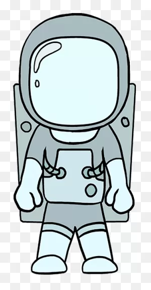 How To Draw An Astronaut - Drawing Of A Astronaut Clipart - Full ClipartFlare.com 