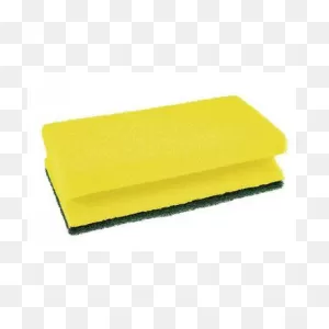 3M Clxns4 Sponge Rectangular Green, Yellow 4 Pc(S)