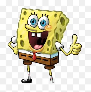 Spongebob Fathead - Spongebob Thumbs Up Meme Clipart - Full Size ClipartFlare.com 