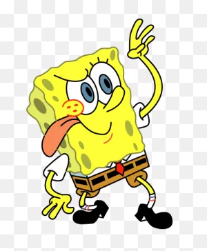 Spongebob Licking Png - ClipartFlare