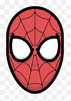 Spider Face Webbing Hero Comic Mask Super Hero Spider - Cartoon ClipartFlare.com 