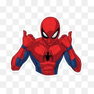 Spider-Man Thumbs Up Sticker - Sticker Mania
