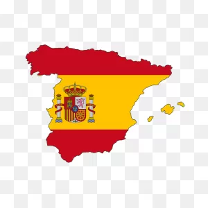 Spain Map Flag - Free Image On ClipartFlare