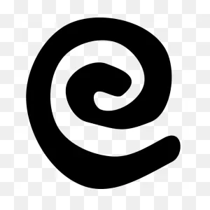 Black Spiral Vector Image | Free PNG-WebP