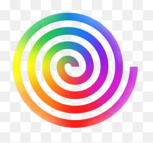 Spiral Clipart Rainbow Swirl - Rainbow Spiral Png | Full Size Png ClipartFlare.com 