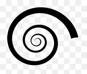 Spiral Silhouette Vector Image | Public Domain Vectors