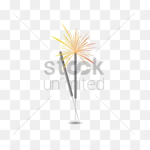 Sparkler Vector Image - 1872904 | Stockunlimited