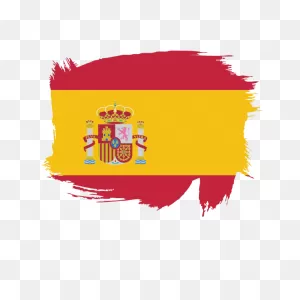 Spanish Flag Brush Stroke | Free PNG-WebP
