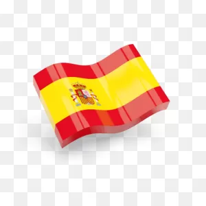 Spain Flag Icon Wave Transparent Png - Stickpng