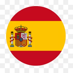 Vector Country Flag Of Spain - Circle | Vector World Flags