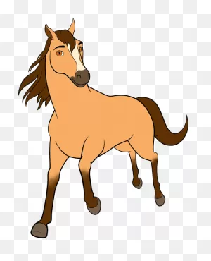 Spirit: Riding Free Clip Art | Cartoon Clip Art