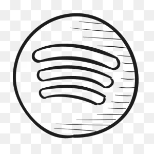 Spotify Draw Logo - Free Music Icons