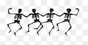 Skeletons,danse Macabre,bones,dance,four - Free Image From Needpix ClipartFlare.com