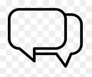 Download Two Speech Bubbles Vector - Two Speech Bubble Png Png ClipartFlare.com 