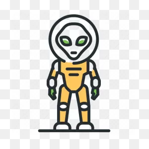 Alien, Extraterrestrial, Monster, Space Suit Icon - Download On ClipartFlare.com 