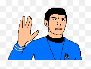 Spock - Cartoon | Full Size Png Download | ClipartFlare