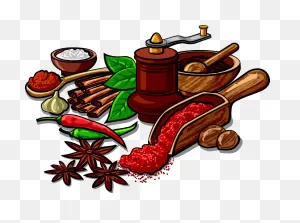 Indian Cuisine Spice Herb Clip Art Star - Spices And Herbs Clipart ClipartFlare.com 