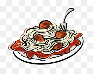 Spaghetti Dinner Fundraiser - Cartoon Pasta And Meatballs Clipart ClipartFlare.com 